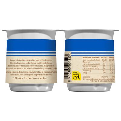 Cuajada Danone pack 2