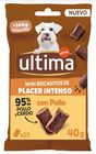 Alimento para perro Ultima Snacks Perro Mini Bocaditos Intensos Pollo 40gr.
