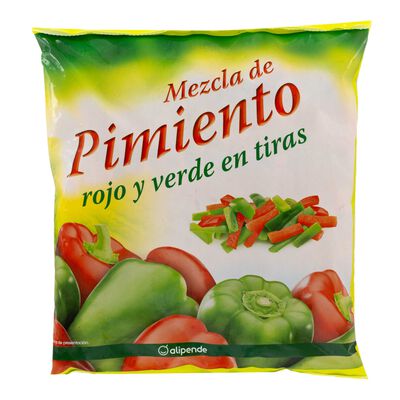 Mezcla de pimientos rojos y verdes Alipende 450g
