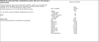 Zumo multivitaminas Don Simón 2l