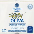Jabón tocador Pardo Basic 4 unidades 240 gr Oliva