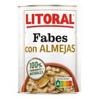 Fabes con almejas de las rias gallegas Litoral 440g