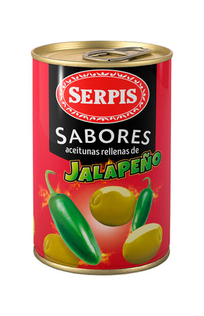 Aceituna rellena de jalapeño Serpis 130g