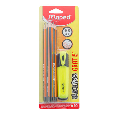 Lácipes Black'peps Hb Maped 10 uds + marcador fluorescente