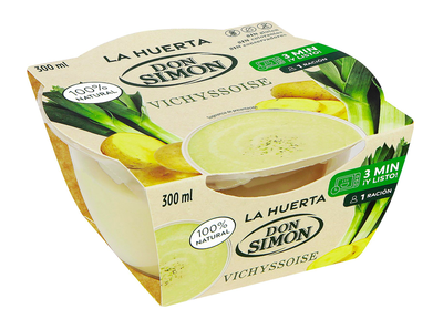 Crema Vichyssoise sin gluten la huerta Don Simon 300ml