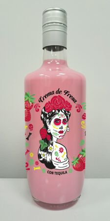 Licor Crema Fresa con tequila Brisamar 70cl