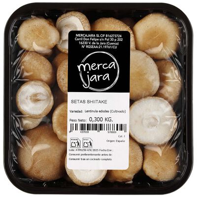 Seta Shiitake bandeja de 300g
