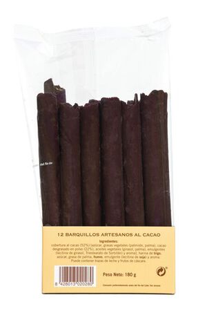 Barquillos al cacao 150g