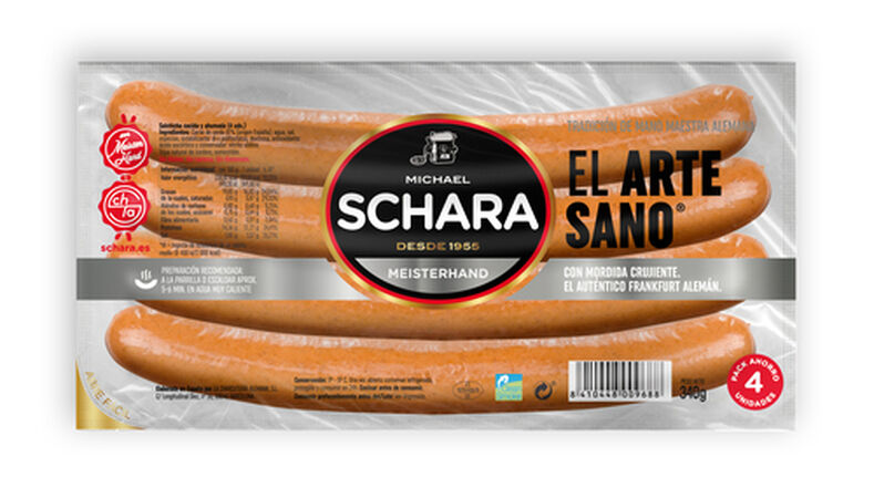 Salchichas Michael Schara 340g El Arte Sano