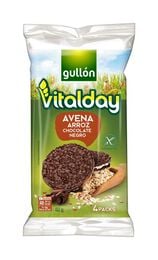 Tortitas de avena y arroz Vitalday 82g chocolate