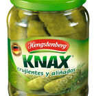Pepinillos crujientes y ali&ntilde;ados Hengstenberg 360g