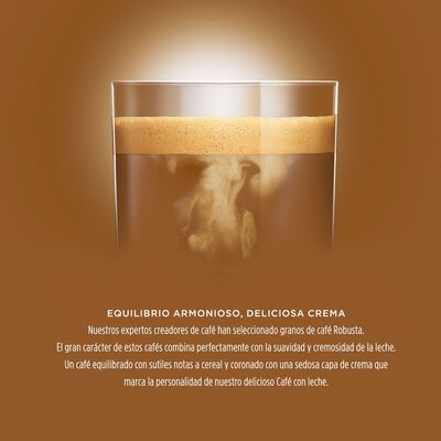 Café nescafé Dolce Gusto 16 cápsulas con leche