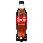 Refresco cola Coca-Cola botella 50cl zero az&uacute;car