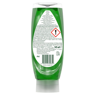 Lavavajillas Fairy 545ml maxi poder tecnología anti-goteo