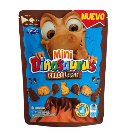 Galletas de chocolate con leche Mini Dinosaurus 120g