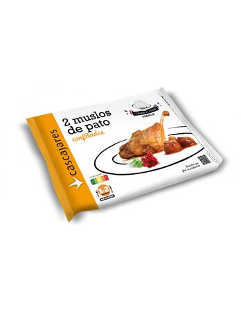 Muslos de Pato confitados Cascajares 350gr 2 unidades