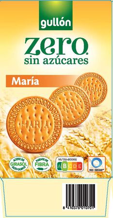 Galleta sin azúcar añadido zero Gullón 400g maría