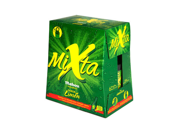 Cerveza con limón Mahou Mixta pack 6 botellas 25cl