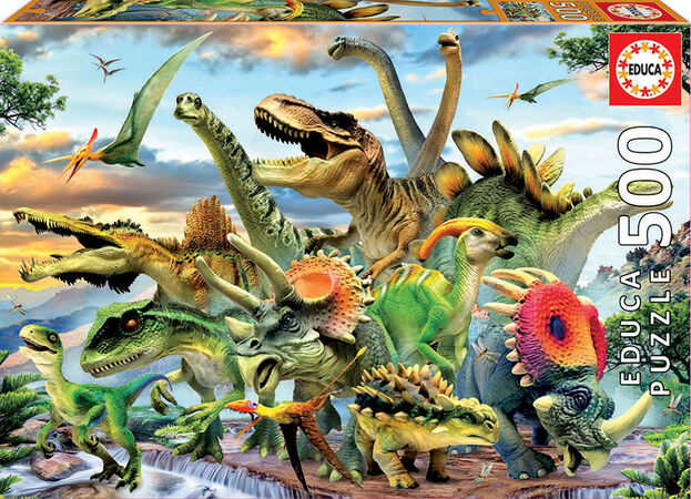 Puzzle dinosaurios Educa Borras 500 unidades