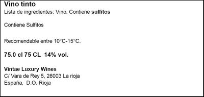 Vino tinto DO Rioja Lopez de Haro crianza