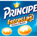 Galleta Pr&iacute;ncipe estrellas 225g chocolate blanco