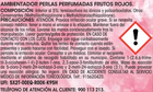 Ambientador en perlas Lanta 110g frutos rojos