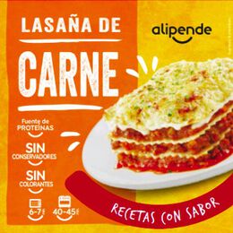Lasaña Alipende 280g pack-2 carne