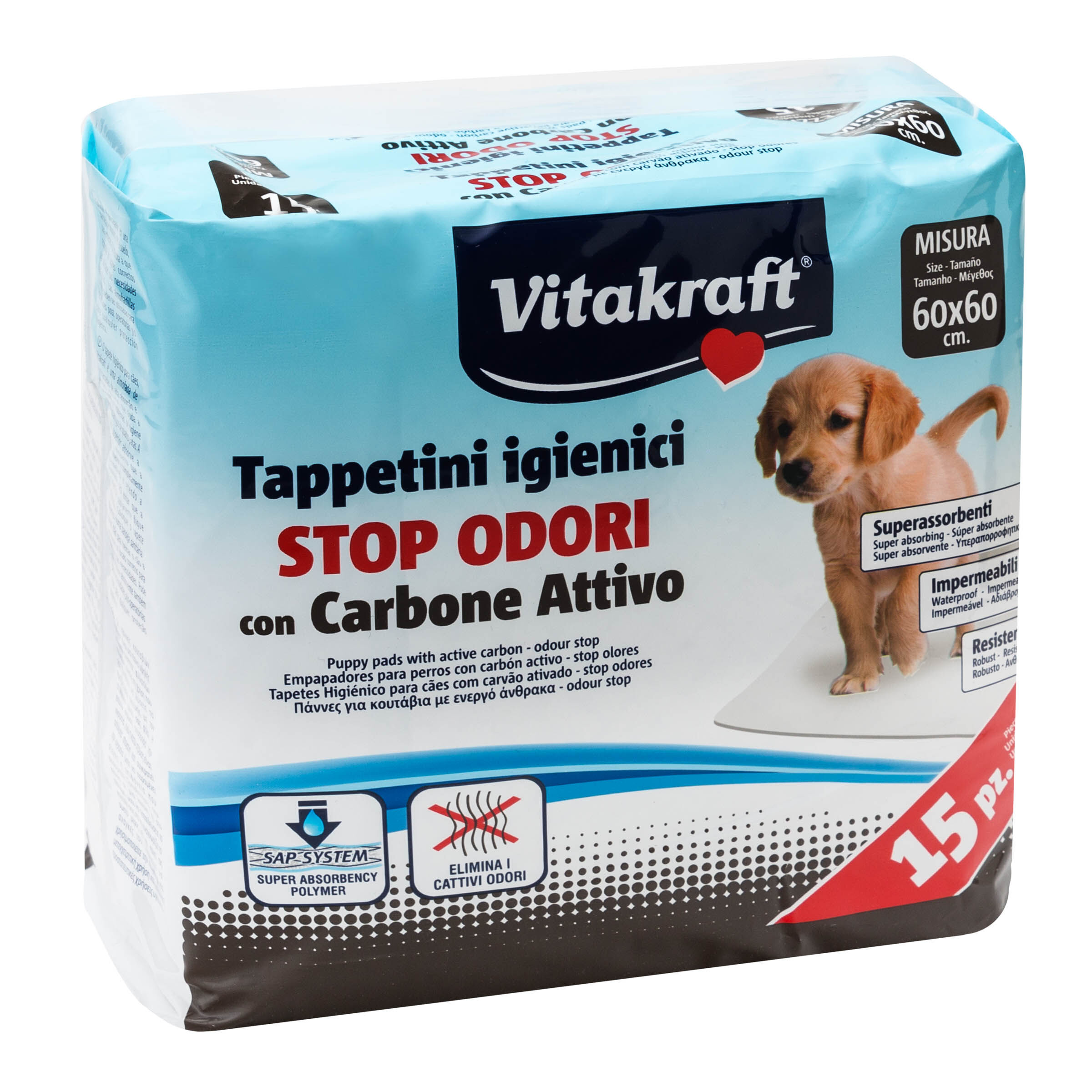 Empapador perro-gato Vitakraft 15 unidades