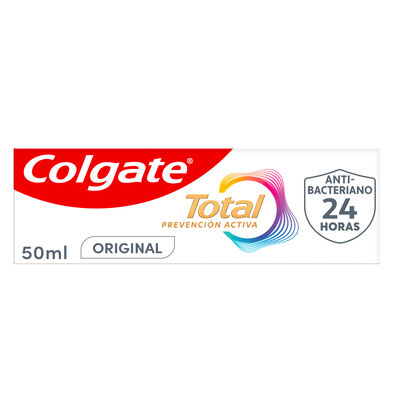 Pasta dental total original prevenci&oacute;n activa Colgate 50ml