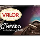 Chocolate negro sin gluten Valor 170g 82% de cacao