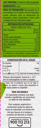 Ajo Alipende 200g troceado