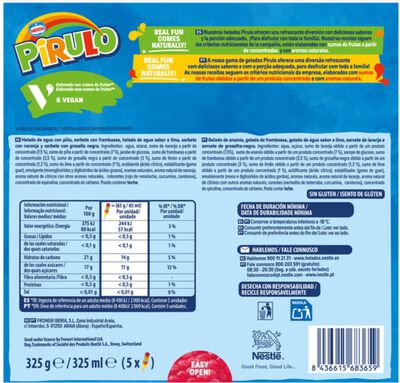 Nestlé pirulo fruit joy 5x65 ml