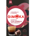 Cápsulas de café compatible Nespresso espresso colombia 100% arábica Gimoka 10 cápsulas