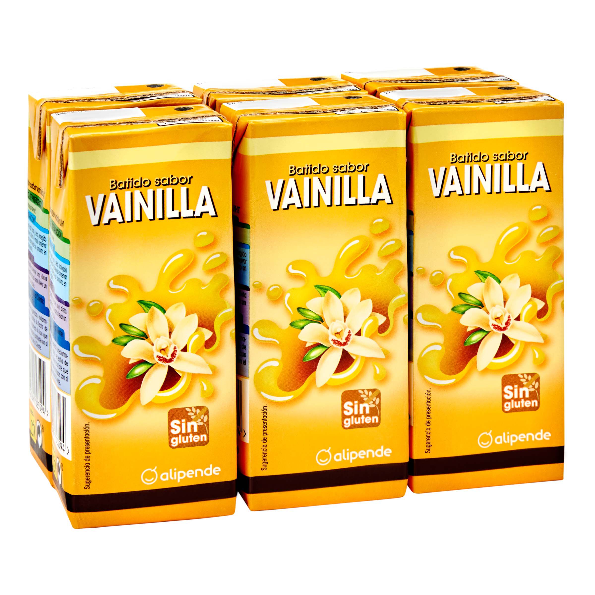Batido Alipende pack 6 200ml vainilla