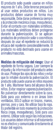 Repelente mosquito Bodyplus 100ml