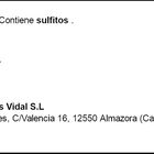 Vermouth rojo Artesano Vidal 1l