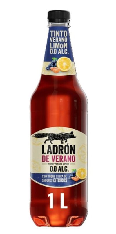 Tinto de verano lim&oacute;n 00 ladron de verano 1l c&iacute;tricos
