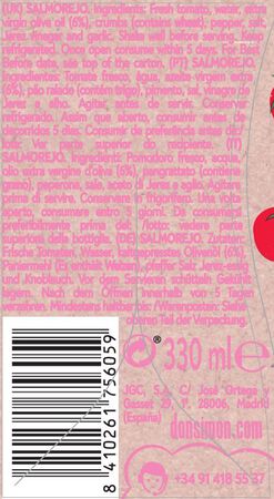 Salmorejo pack de 3 Don Simon 330ml
