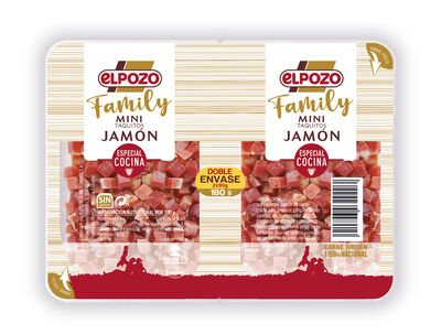 Taquitos  de jamón curado mini especial cocina EL POZO 2 x 90 g