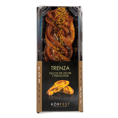 Trenza K&ouml;rfest dulce de leche y pistacho 450g
