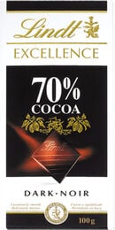 LINDT EXCELLENCE Xocolata negra 70% 100 g