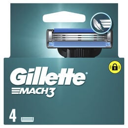 Recambio afeitar Mach 3 Gillette 4 unidades