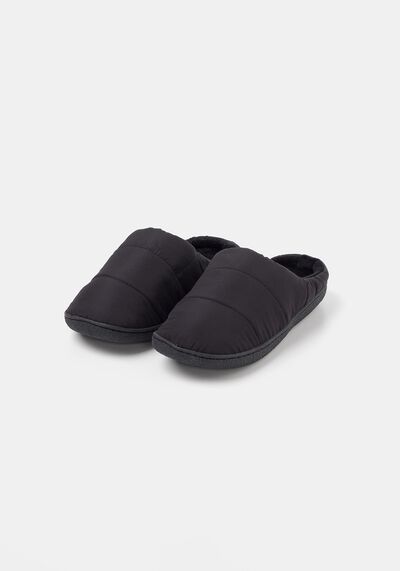 Zapatilla Abierta Negra Achuchonas T-41-42