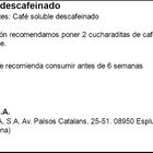 Café soluble descafeinado Nescafé 200g