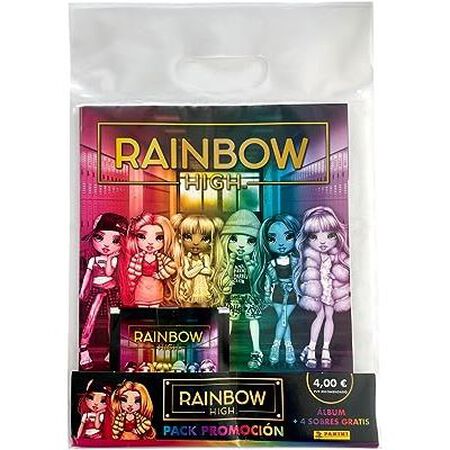 Álbum+Cromos Panini 4 Sobres Raimbow High