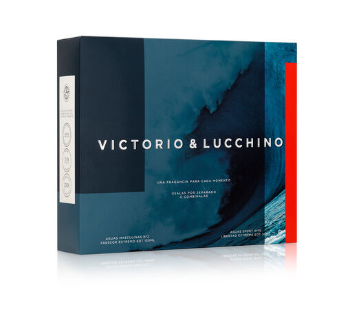Estuche colonia Victorio & Lucchino aguas masculinas (EDT Nº2 150ML+Nº10 30ML)