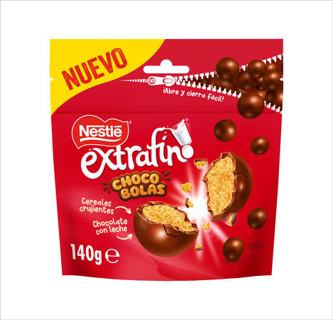 Chocolatina chocobolas de Nestlé 140g