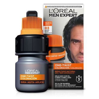 Coloración cabello men expert L'Oréal nº03 castaño oscuro