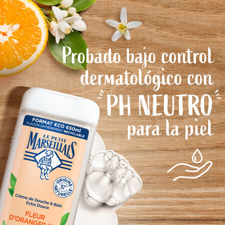 Gel de ducha Le Petit Marseillais 650 ml flor de naranjo