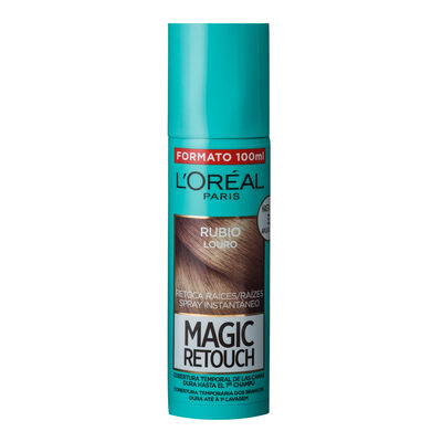 Tinte cabello retoca raíces en spray magic retouch L'Oréal 100ml rubio